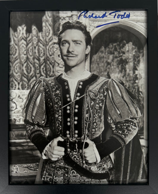 Richard Todd, Hand Signed Original Film Publicity Photo With COA