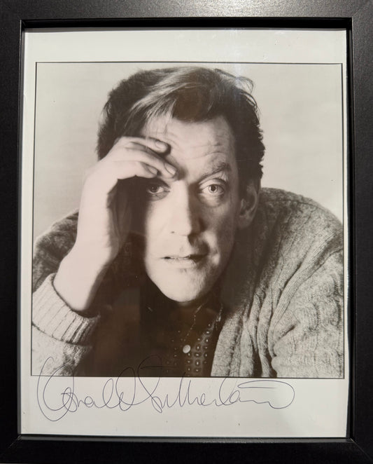 Donald Sutherland, Iconic Actor, Hand Signed Framed Original Publicity Photo With COA