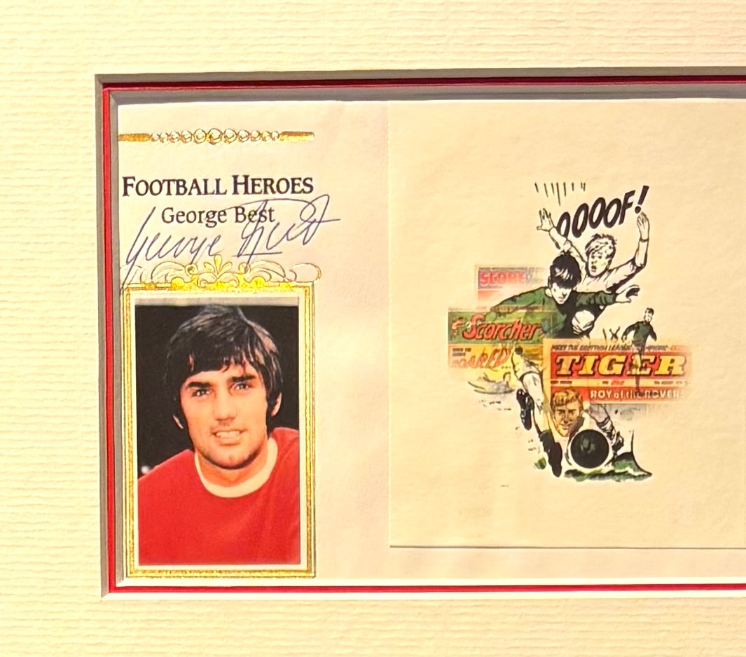 George Best, Manchester United, Stunning Hand Signed FDC Presentation With COA