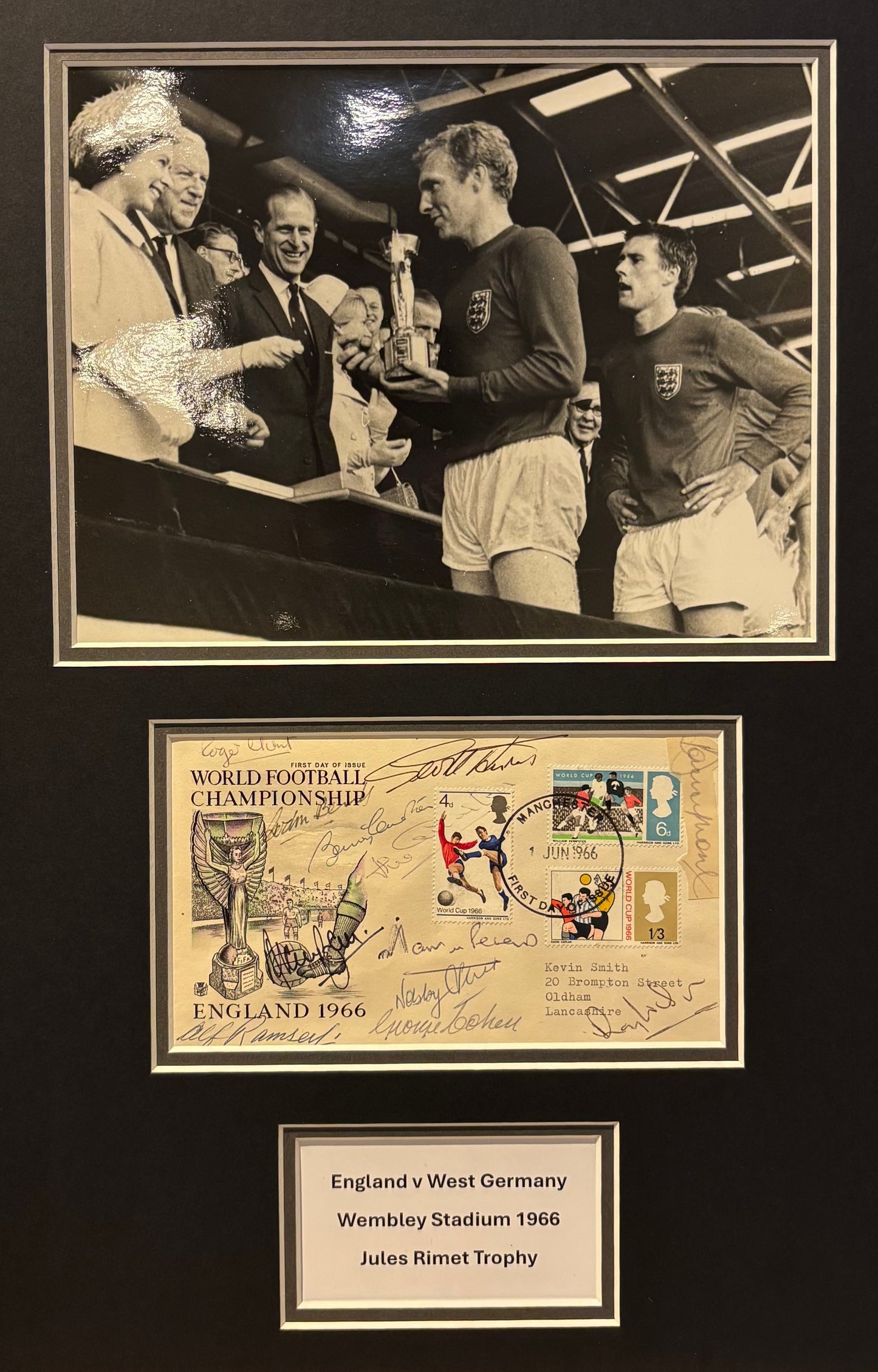 England 1966 Full Team (and Ramsey) Signed FDC First Day Cover & COA