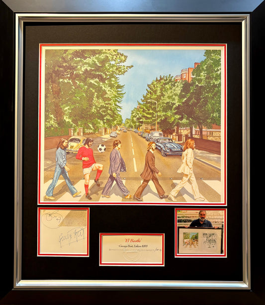 George Best, Manchester United, Stunning Hand Signed 'El Beatle' Limited Edition Presentation & COA