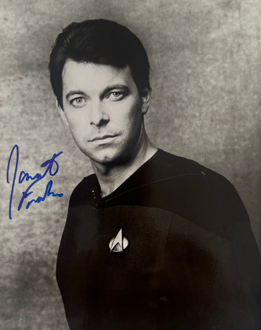 Jonathan Frakes, Hand Signed, Framed, Original Star Trek Publicity Photo With COA