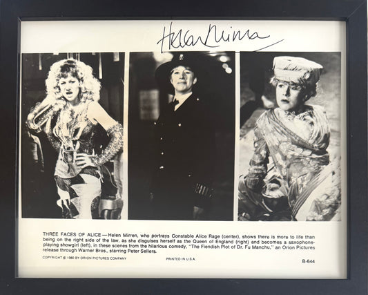 Helen Mirren, Iconic British Actress, Hand Signed Original Publicity Photo & COA
