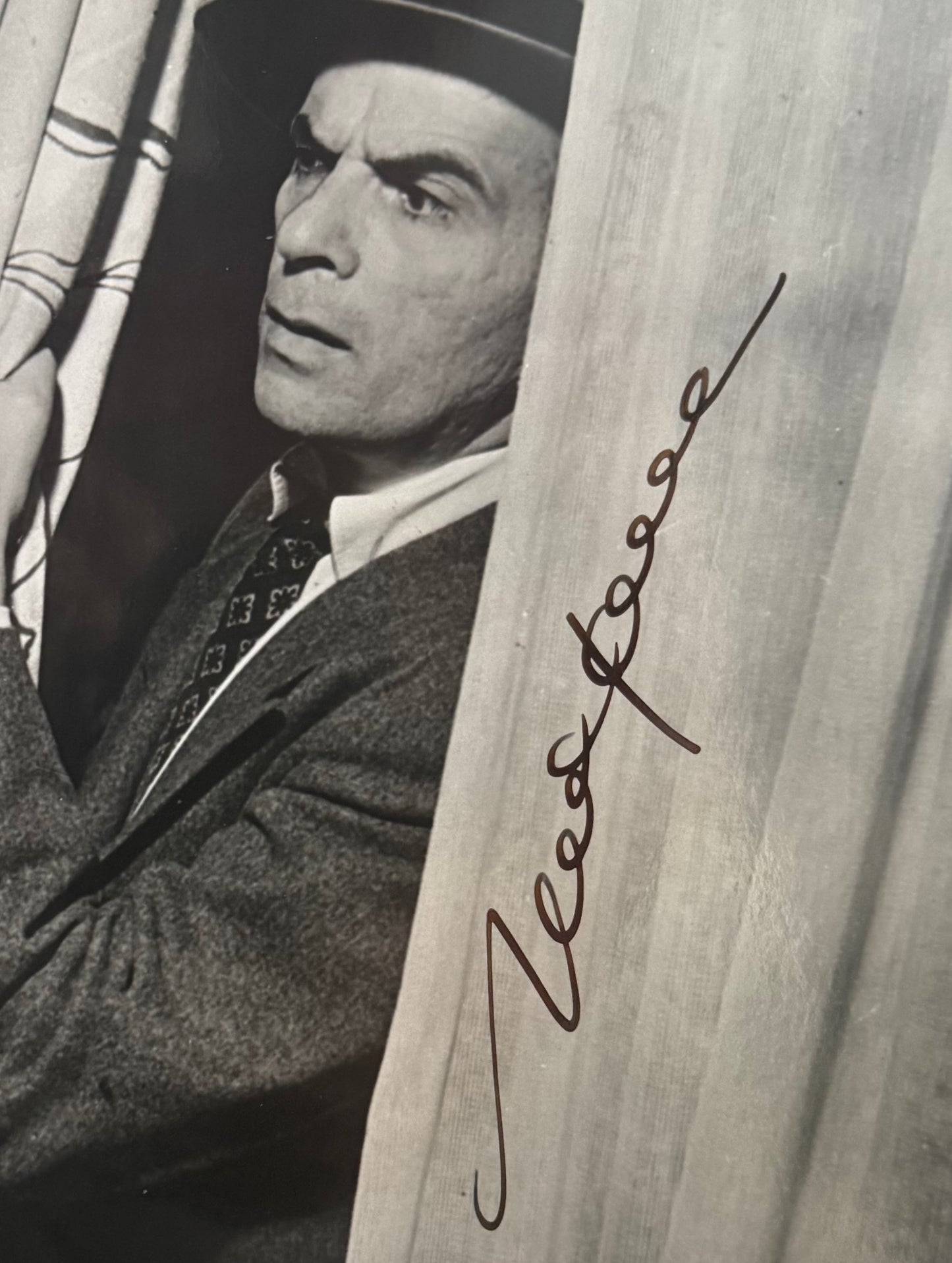 Marc Lawrence, Iconic Actor, Hand Signed Framed Original Publicity Photo With COA