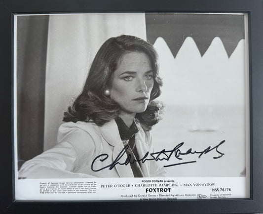 Charlotte Rampling, Iconic British Actress, Hand Signed Original Film Photo & COA