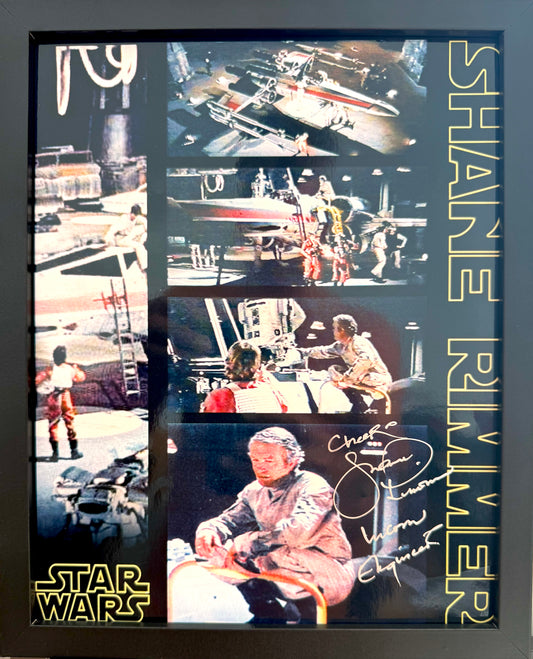 Shane Rimmer, Star Wars, James Bond 007 Actor, Hand Signed Framed Photo & COA