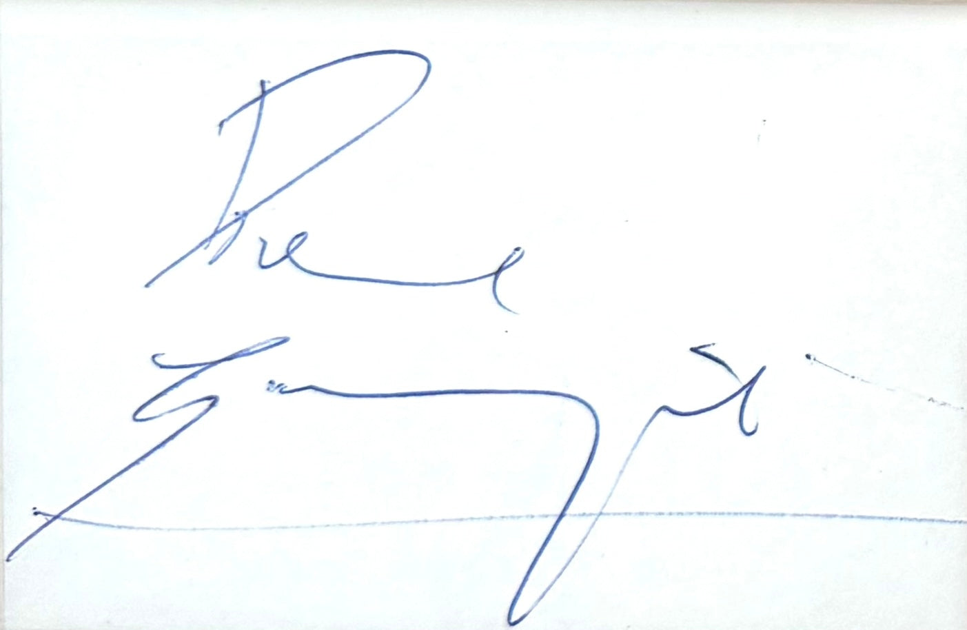 Paul Gascoigne, England, Newcastle United, Spurs, Hand Signed Framed Card & COA