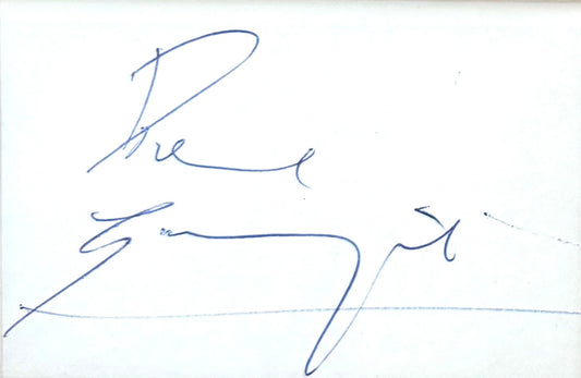 Paul Gascoigne, England, Newcastle United, Spurs, Hand Signed Framed Card & COA