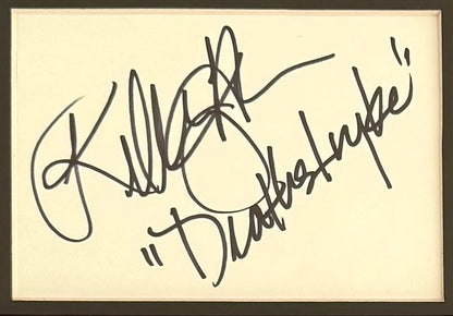 Kelly Hu, Marvel 'X-Men 'Deathstrike' Actor, Hand Signed Card with Photo Presentation & COA