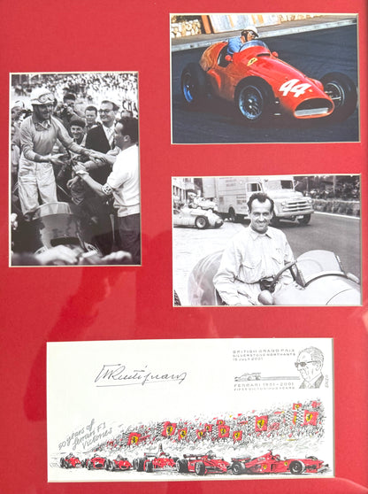 Maurice Trintignant, F1 Legend, Hand Signed Limited Edition FDC Photo Presentation & COA