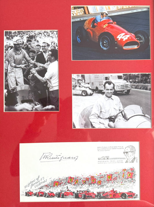 Maurice Trintignant, F1 Legend, Hand Signed Limited Edition FDC Photo Presentation & COA