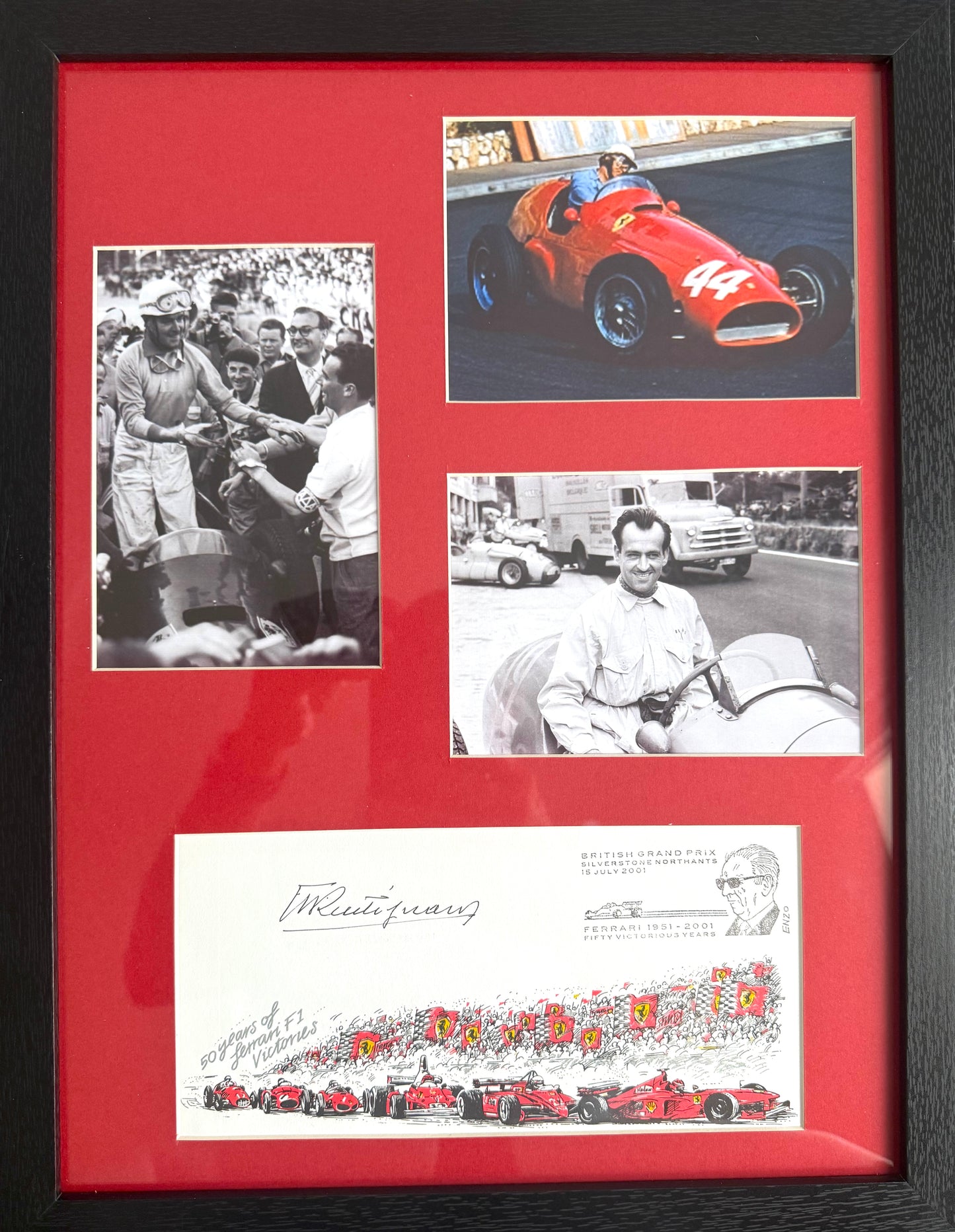 Maurice Trintignant, F1 Legend, Hand Signed Limited Edition FDC Photo Presentation & COA