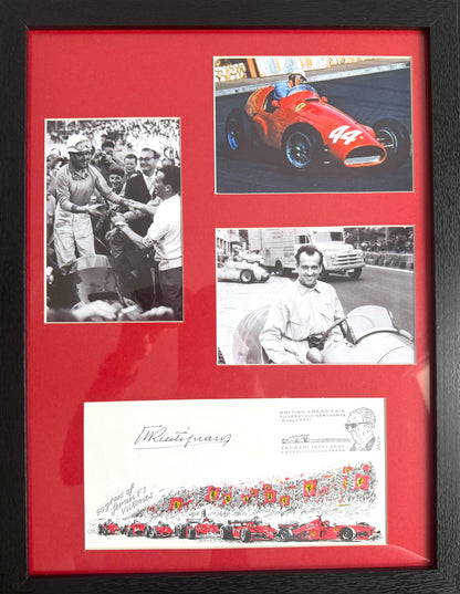 Maurice Trintignant, F1 Legend, Hand Signed Limited Edition FDC Photo Presentation & COA
