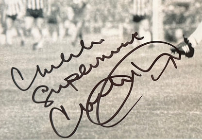Malcolm Macdonald, Newcastle United, England Legend, Hand Signed Framed Photo & COA