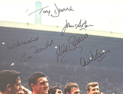 Manchester United Multi-Hand Signed 1967 League Winners Photo & UACC COA