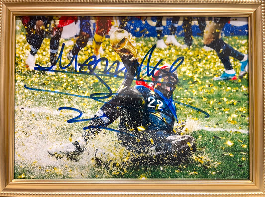 BENJAMIN MENDY HAND SIGNED FRANCE PHOTO WITH COA