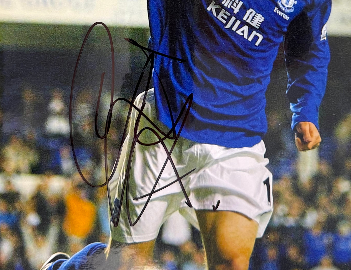 Duncan Ferguson, Everton Legend, Hand Signed Framed Photo & COA