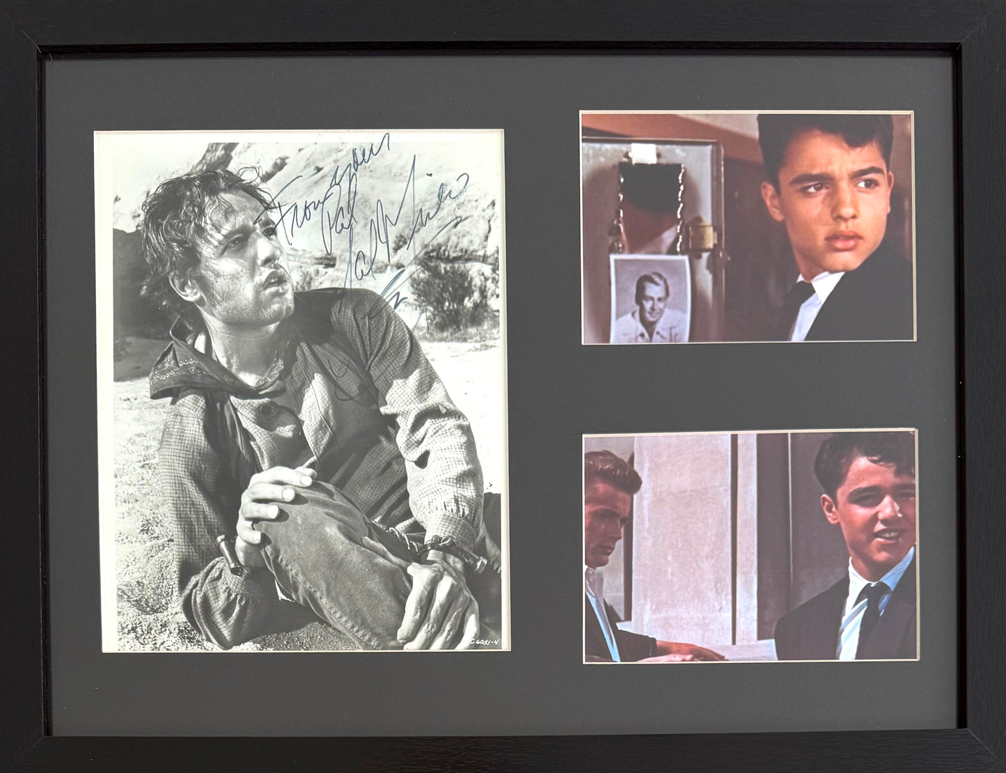 Sal Mineo, Rebel Without A Cause Actor, Hand Signed Framed Mounted Original Photo & AFTAL COA