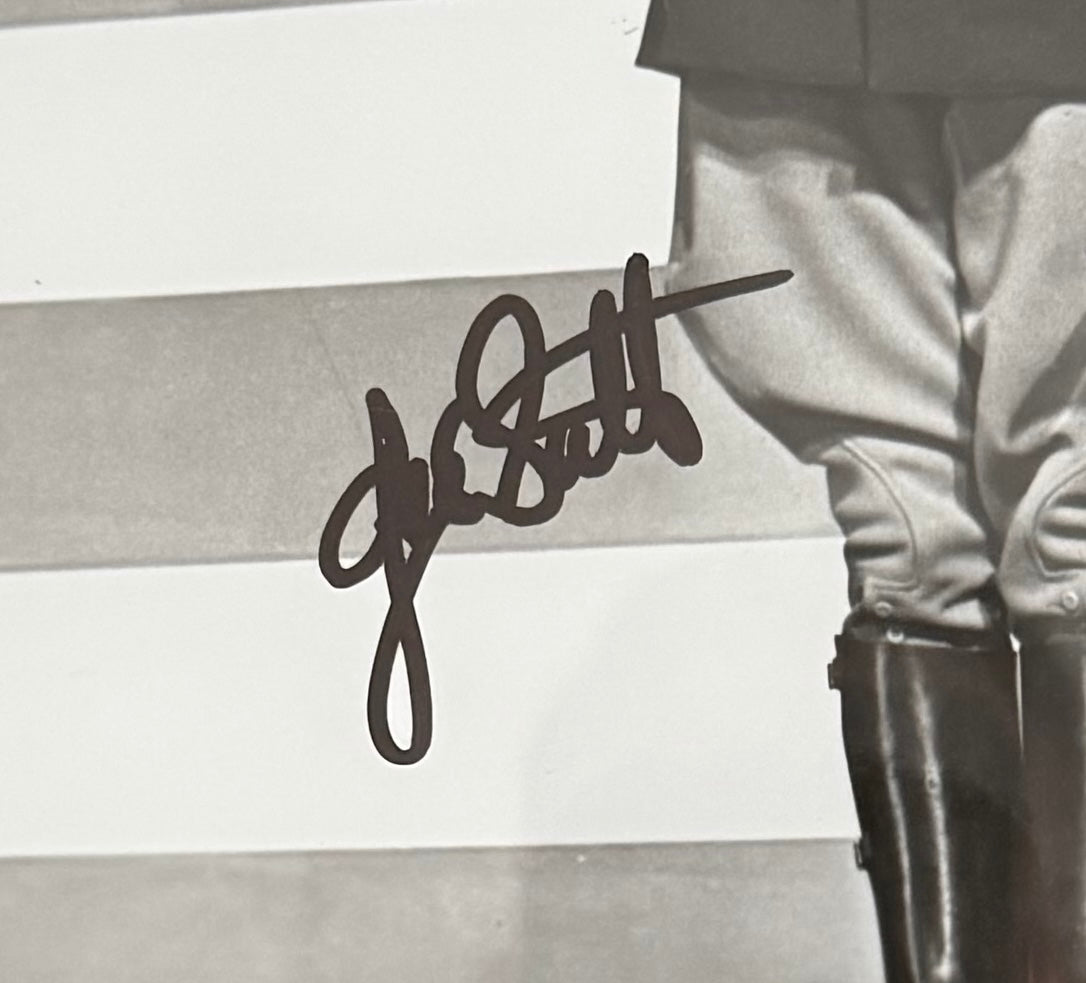 George C. Scott, 'Patton' Actor, Hand Signed Framed Mounted Original Photo & AFTAL COA