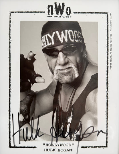 Hulk Hogan, Wrestler, Hand Signed Framed, Mounted Original Publicity Photo With COA