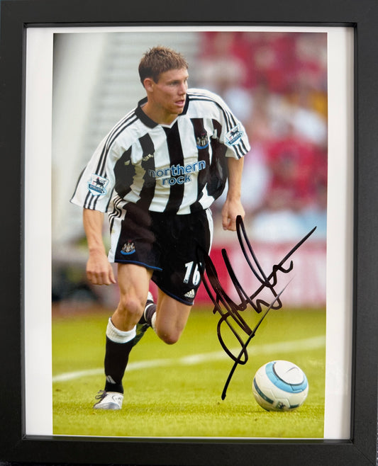 James Milner, Hand Signed Newcastle United Photo, & COA