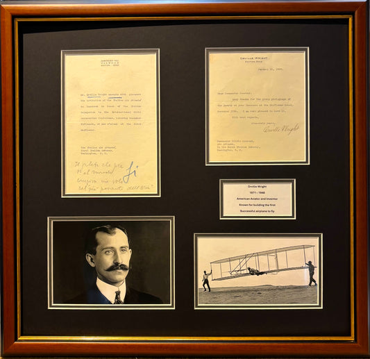 Orville Wright, The 'Wright Brothers' Aviators, Hand Signed Letter With COA