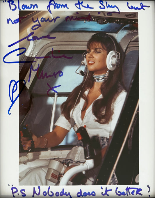 Caroline Munro, 007 'Naomi' James Bond 'The Spy Who Loved Me' Actress, Hand Signed Photo & COA