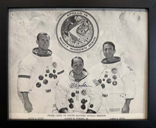 Alfred Worden, NASA Astronaut, Hand Signed Framed, Mounted Original Photo & COA