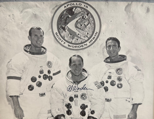 Alfred Worden, NASA Astronaut, Hand Signed Framed, Mounted Original Photo & COA
