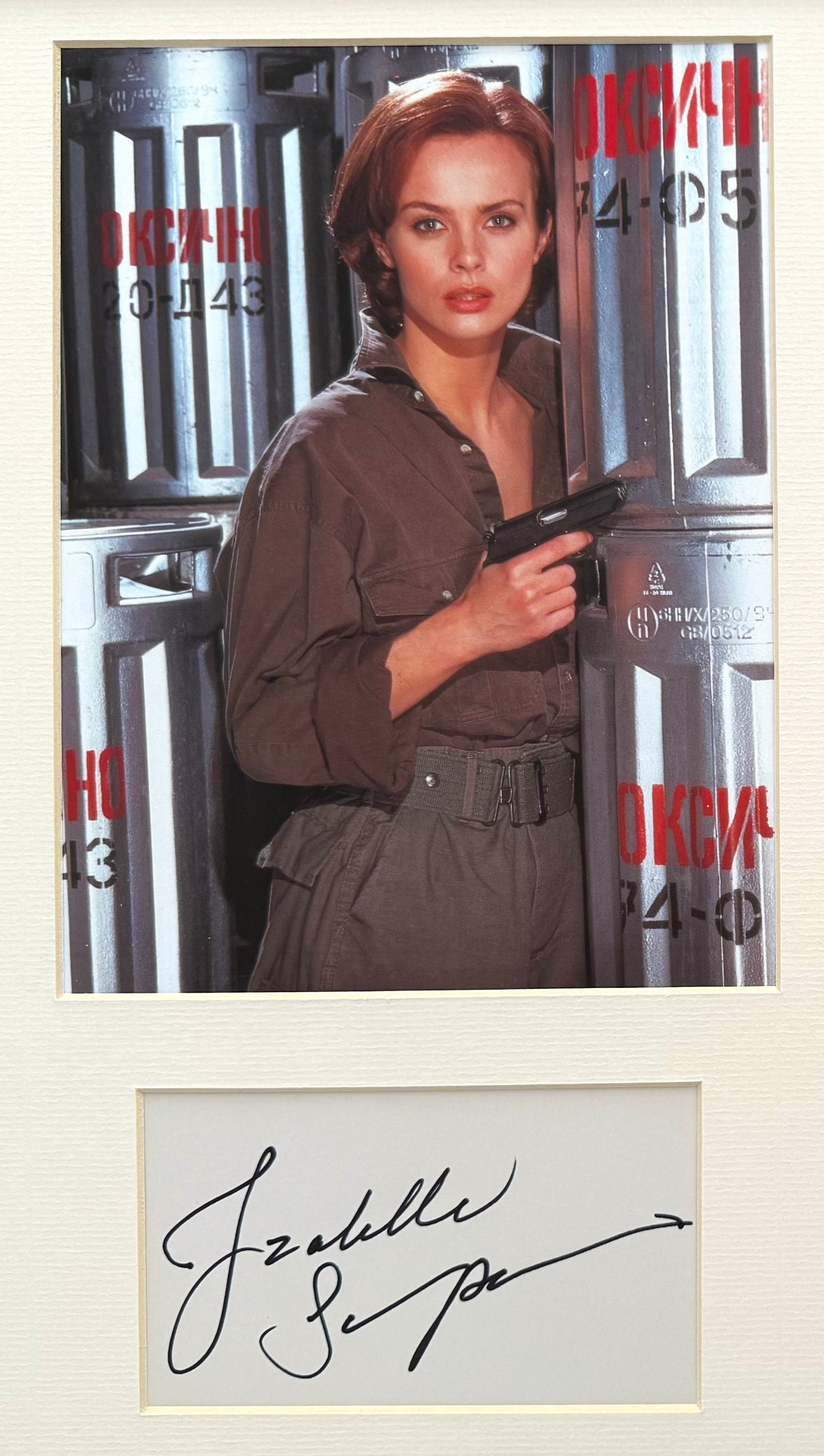 Izabella Scorupco, 007 'GoldenEye' James Bond Actress, Hand Signed Card Presentation & COA