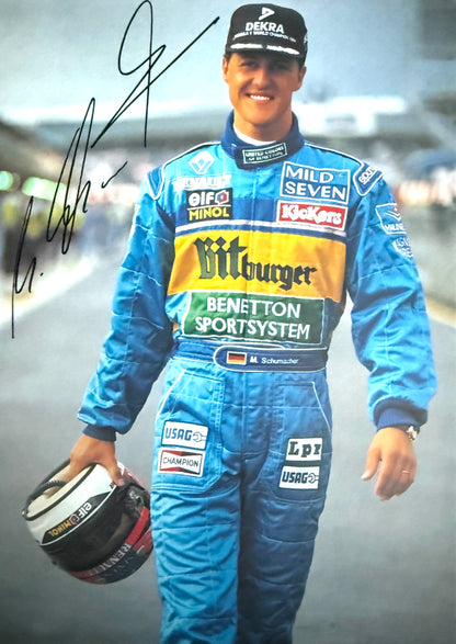Michael Schumacher, F1 Legend, Hand Signed Book Presentation With COA