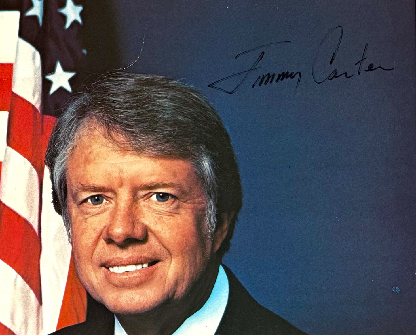 Jimmy Carter, Former President of the USA, Hand Signed Photo Presentation, With COA