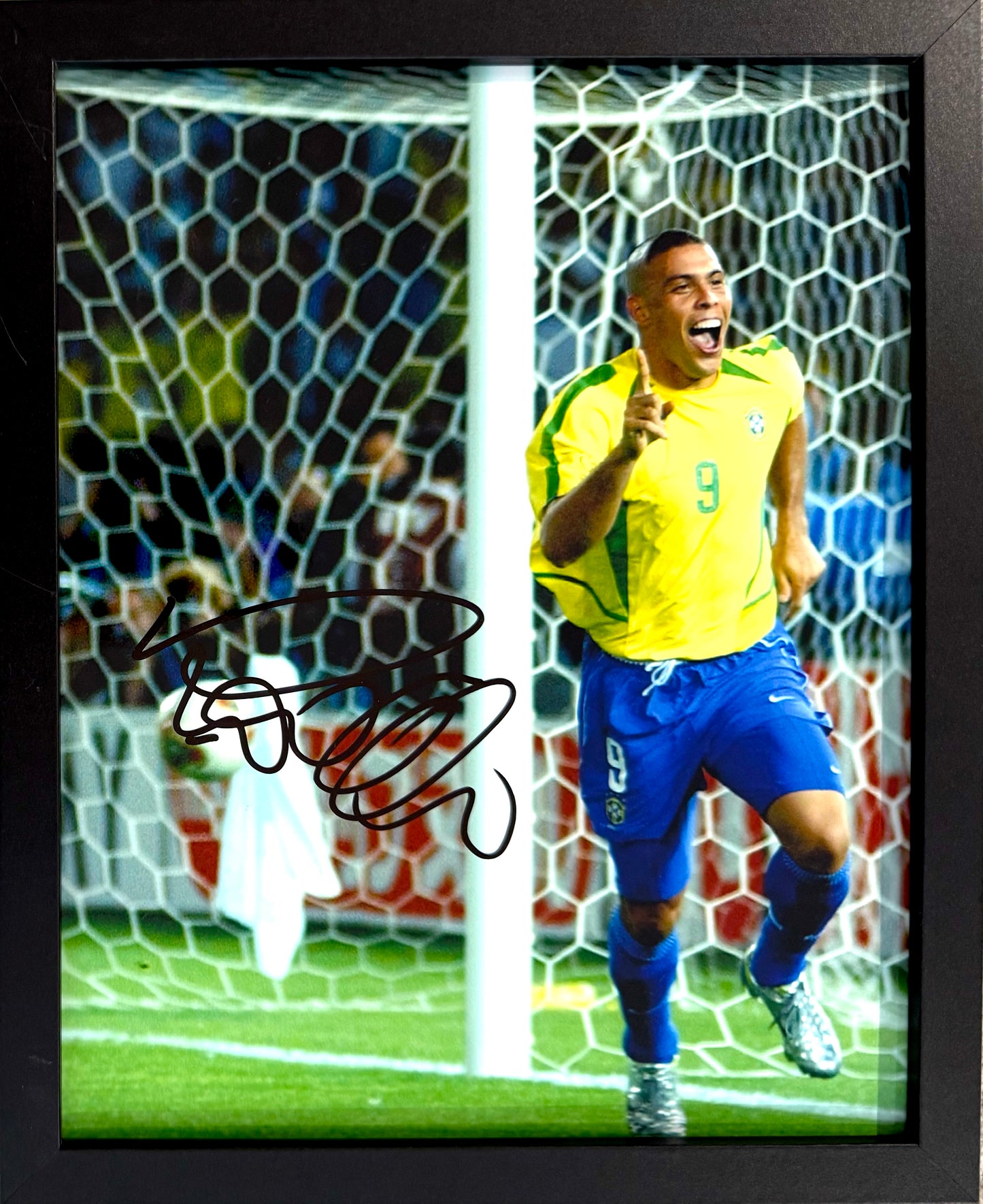 Ronaldo, Real Madrid, Brazilian Legend, Guaranteed Hand Signed Photo & COA