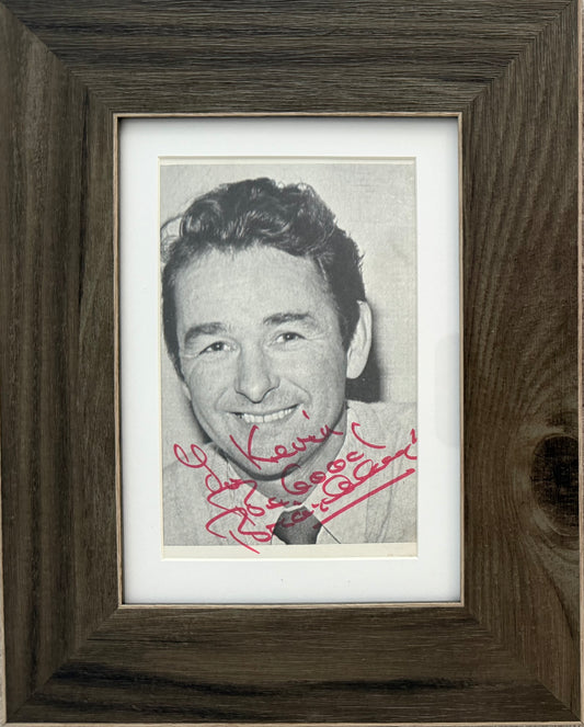 Brian Clough, Notts Forest, Derby County, Hand Signed Framed Photo & COA