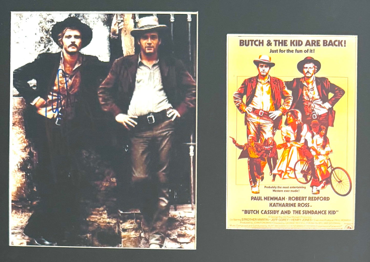 Robert Redford, Hand Signed Framed 33x28cm Presentation & AFTAL Member COA