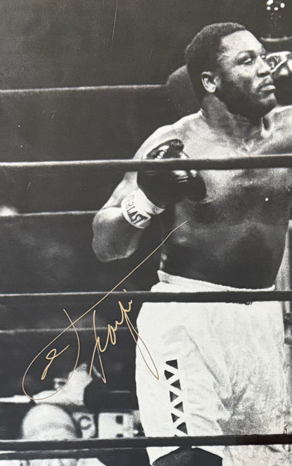 Ali, 'The Greatest', & 'Smokin' Joe Frazier, Hand Signed Mounted Photo Presentation & COA