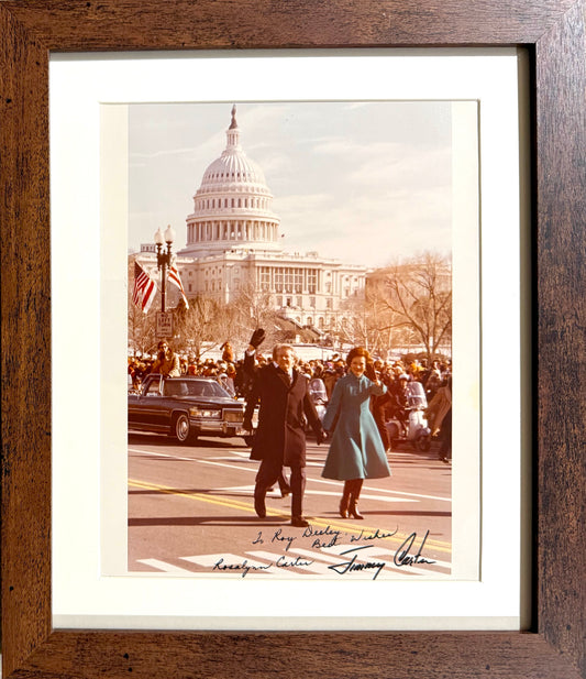 Jimmy & Rosalynn Carter Former President of the USA, Hand Signed Photo Presentation & COA
