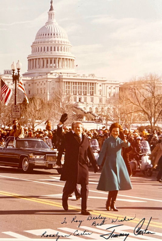 Jimmy & Rosalynn Carter Former President of the USA, Hand Signed Photo Presentation & COA
