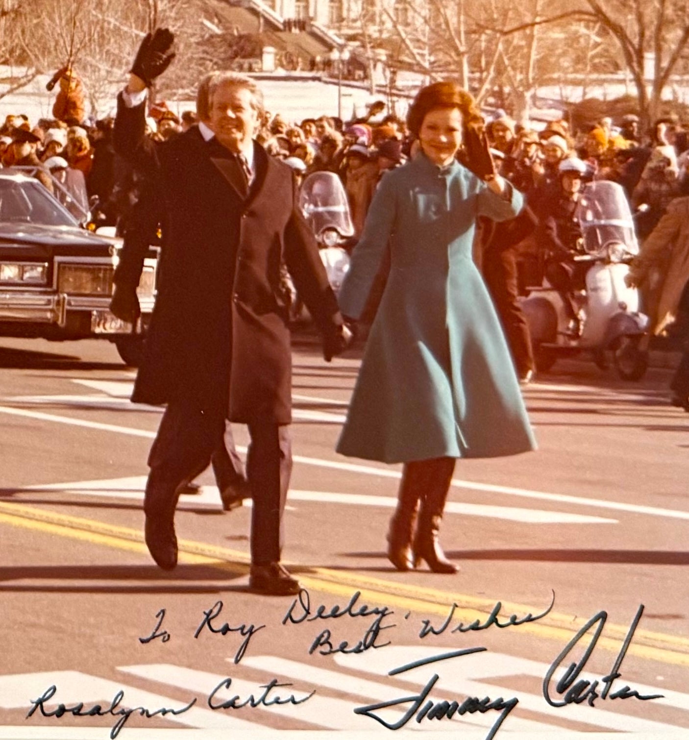 Jimmy & Rosalynn Carter Former President of the USA, Hand Signed Photo Presentation & COA
