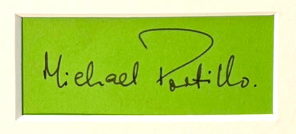 Michael Portillo, Former Conservative British Minister Hand Signed Mounted Card & Photo with COA