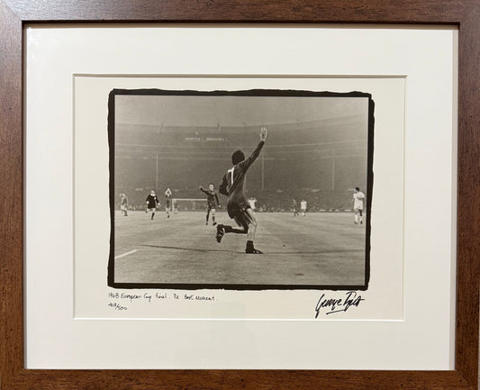 George Best, Manchester United Legend, Stunning Hand Signed Limited Edition Print & COA