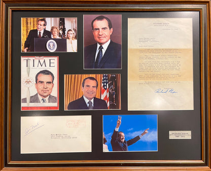 Richard Nixon, Former United States President, Hand Signed Letter Presentation & AFTAL COA