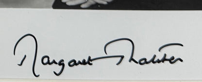 Margaret Thatcher British Prime Minister Hand Signed Photocard Presentation & COA