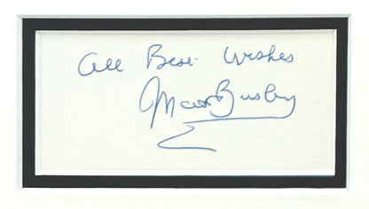 Sir Matt Busby, Manchester United Legend, Hand Signed Card with Photo Presentation & COA