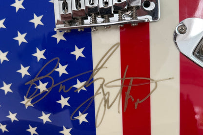Bruce Springsteen Singer, Songwriter, Guitarist, Hand Signed Guitar & COA