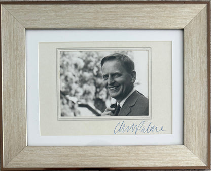 Olof Palme, Assassinated Former Swedish Prime Minister, Hand Signed Photo With COA