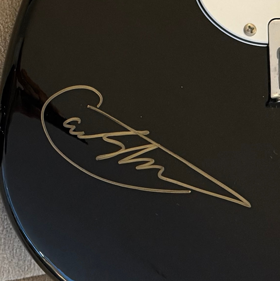 Eric Clapton, Carlos Santana, Guitarist Legends, Hand Signed Guitar & COA