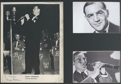 Benny Goodman, Swing Era Musician, Hand Signed Framed 43cm x 36cm Photo Presentation & COA