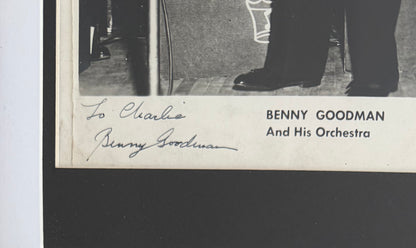 Benny Goodman, Swing Era Musician, Hand Signed Framed 43cm x 36cm Photo Presentation & COA
