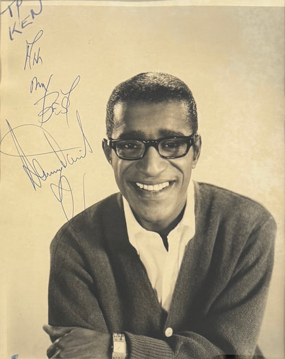 Sammy Davis Jr. Hand Signed Framed 43cm x 36cm Photo Presentation & COA